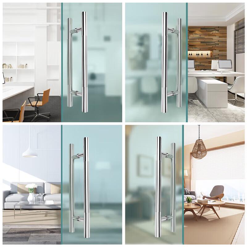 Yushan Stainless Steel Round Tube Glass Door Handle