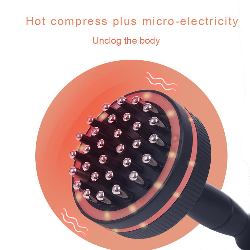 Customized Electric Meridian Brush Massager for TCM Physiotherapy and Health Preservation.