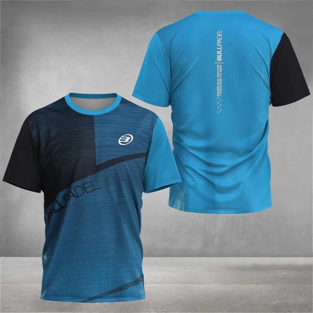 Cool Padel Breathable Fitness T-Shirt Summer Short Sleeve and Women's Top 3D Digital Printing Sports T-Shirts Tops