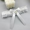 Bride Wedding Lace Garter Elastic Leg Band Lace Trim Design Leg Decoration for Formal Event Proms Ceremony Accessories