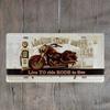Retro Car 2D Metal Sign, Aluminum Wall Decor 15x30cm