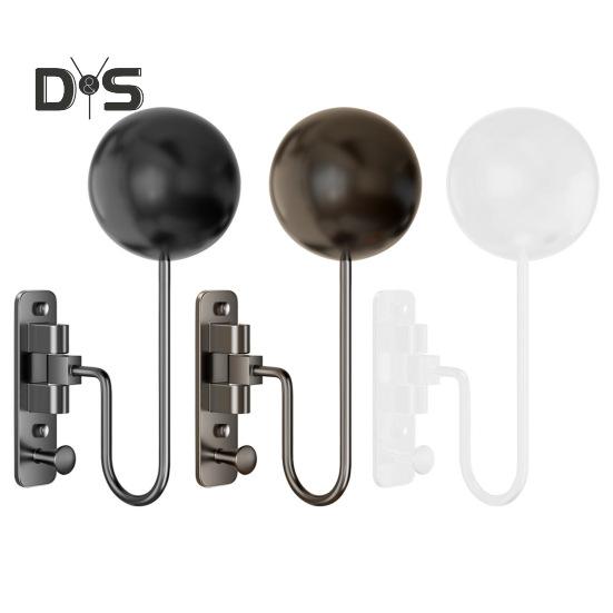 Wall Mount Motorcycle Helmet Rack 180 Degrees Rotation Heavy Duty Motorbike Bicycle Sports Helmet Display Holder Storage Hanger Stand