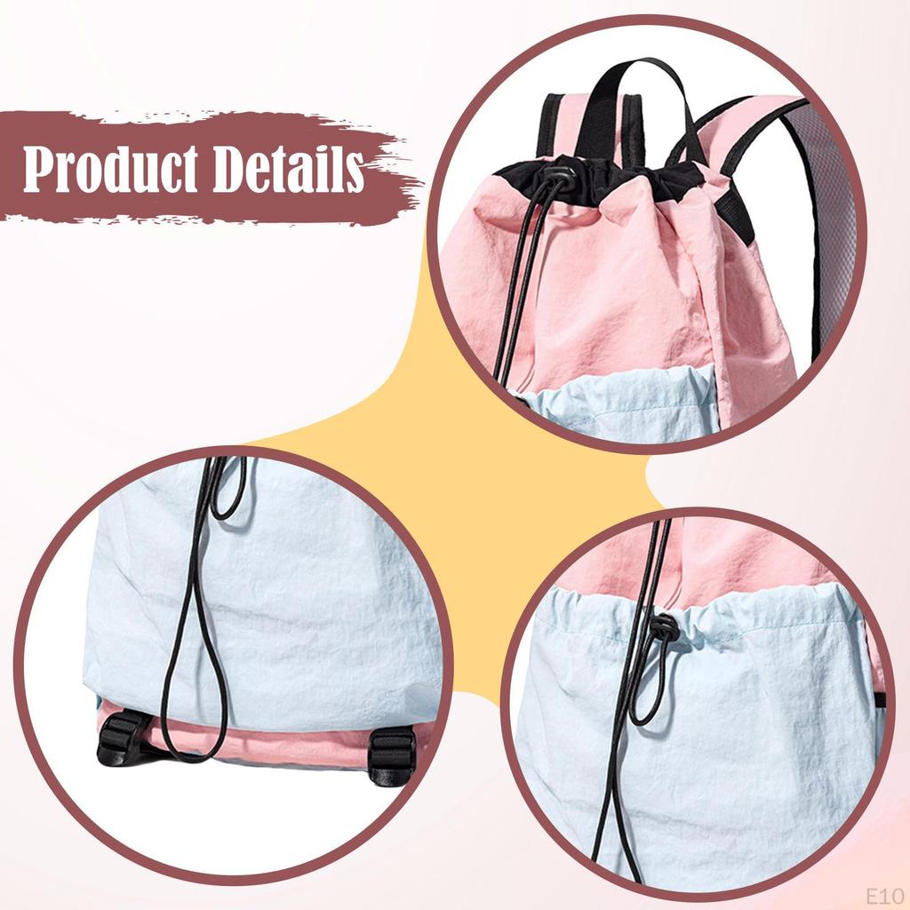 Kordelzug-Rucksack Badminton Tagesrucksack Professionelle Tennisschlägertasche Schläger Tragen