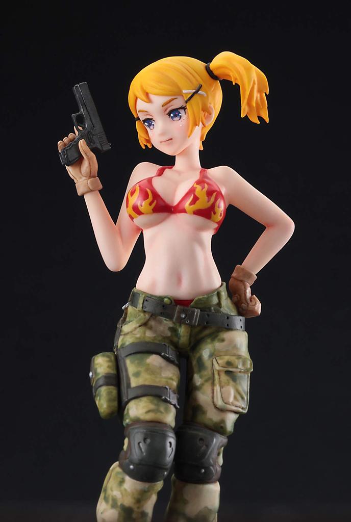 Hasegawa Egg Girls Collection Amy McDonnell Unpainted Resin Kit SP439 1/12 No.06 (Army)