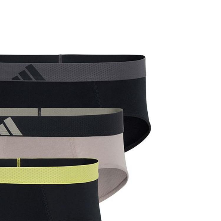 Adidas SS25 Casual Fashion Comfortable Soft Quick-Dry Underwear 3-Pack Men Underwear 4AM009-902