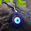 Vintage Turkish Evil Eye Pendant Choker Necklace Lucky Blue Evil Eyes Clavicle Chain Necklace Party Jewelry For Women Girls Gift
