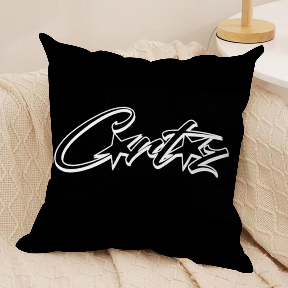 Fashion Brand C_Corteizs Cushion Cover Soft Plush Fabric Double-Sided Printed Sofa Cushion Cover For All Seasons Home Decor Gift