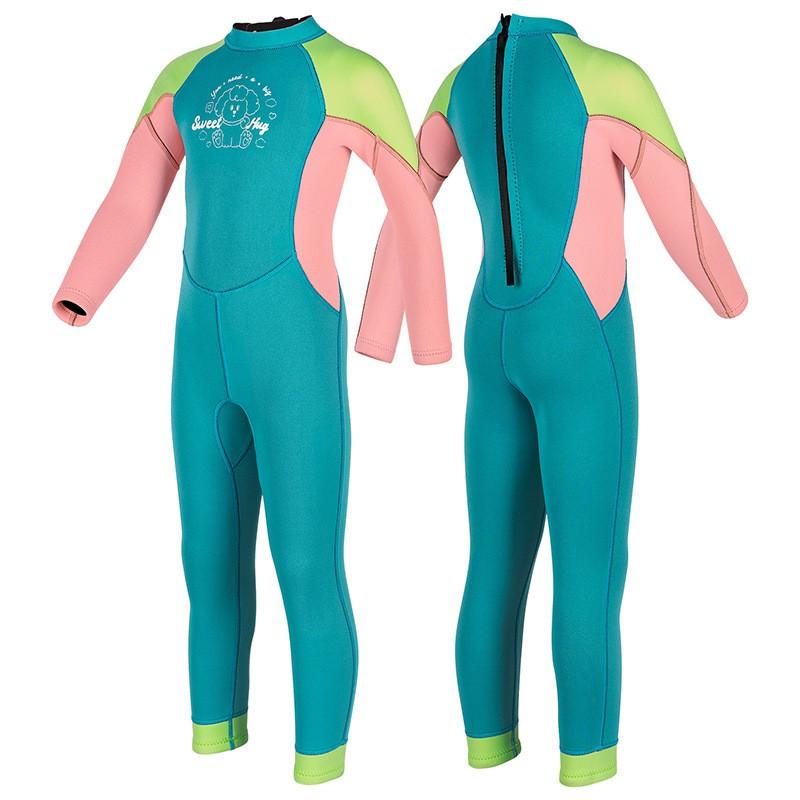 2.5mm Neoprene Kids Girls Wetsuit Swimming Diving Surfing Warm Thermal Protection Summer Winter