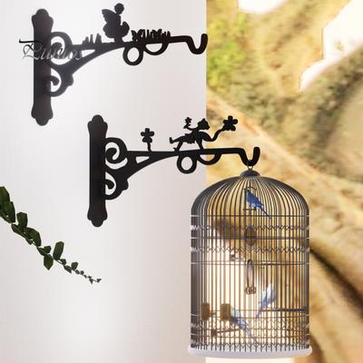Wand-Pflanzenaufhänger, metallbeschichteter Wandhaken, rostfreie Halterung für den Innen- und Außenbereich zum Aufhängen von Pflanzen, Windspiel, Laterne, Vogelhäuschen