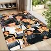 Covor cu Colaj de Vedete Kpop Moale Lavabil Antiderapant Covorașe pentru Camera de Zi Canapea Covor de Crăciun Personalizat
