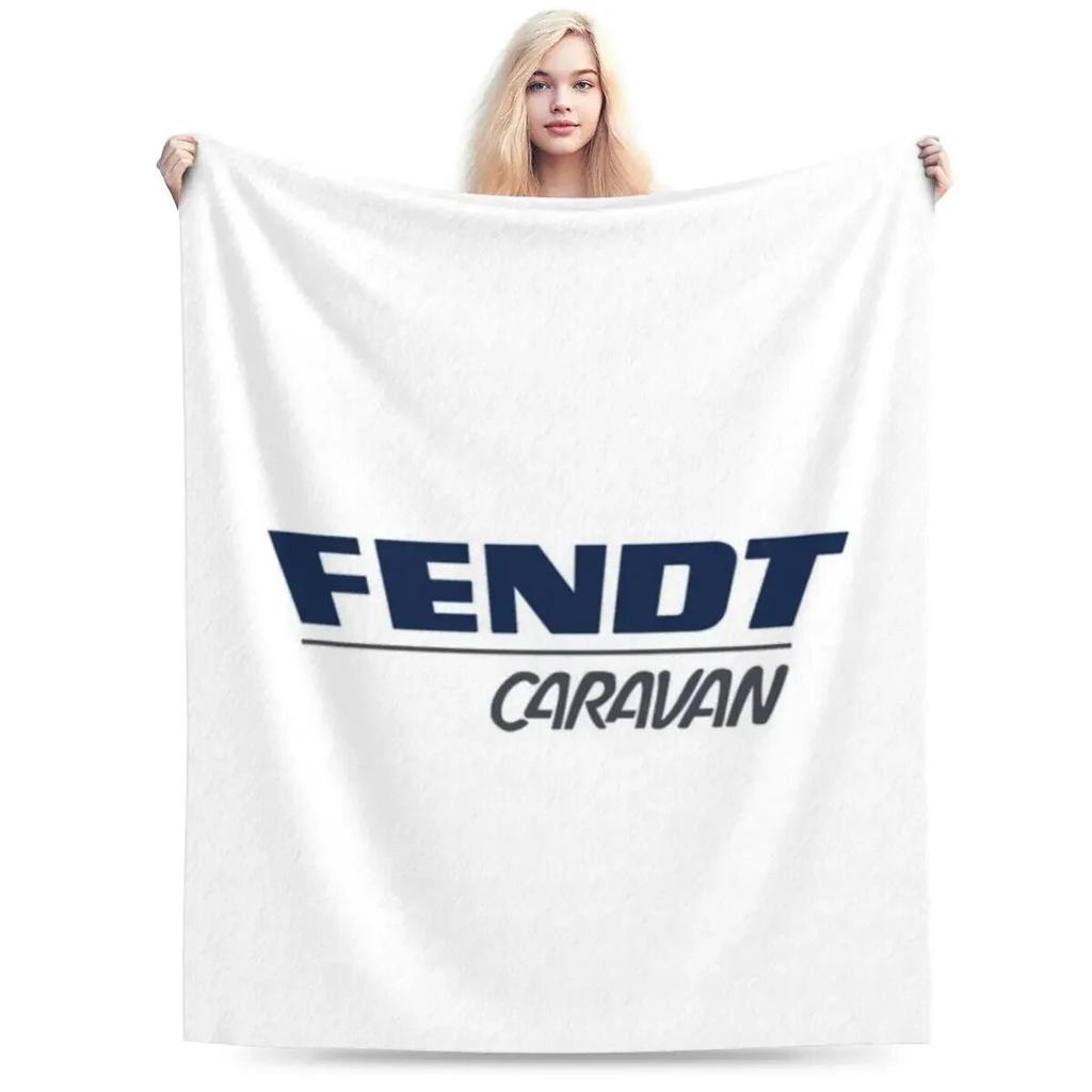Fendt Caravan Blanket Soft Warm Flannel Throw Blanket Plush for Bed Living Room Picnic Travel Home Sofa