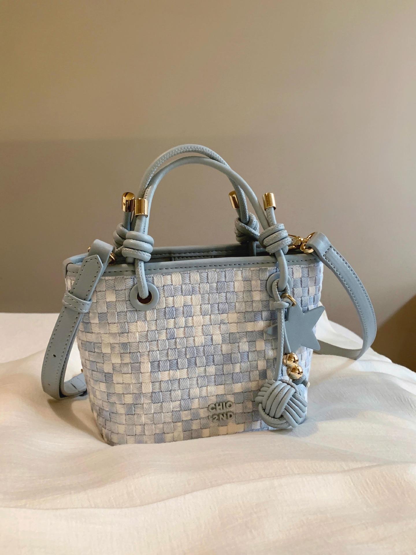 

Сумка-тоут Freshwater ocean женская 2024 новая летняя сумка через плечо сумка-мессенджер синий