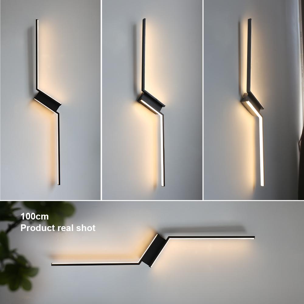 Hockey Interior Wall Light Remote Control LED Wall Lamp Bedroom Decoration Modern Indoor Lighting Lamps 53CM 73CM 93CM LED Light