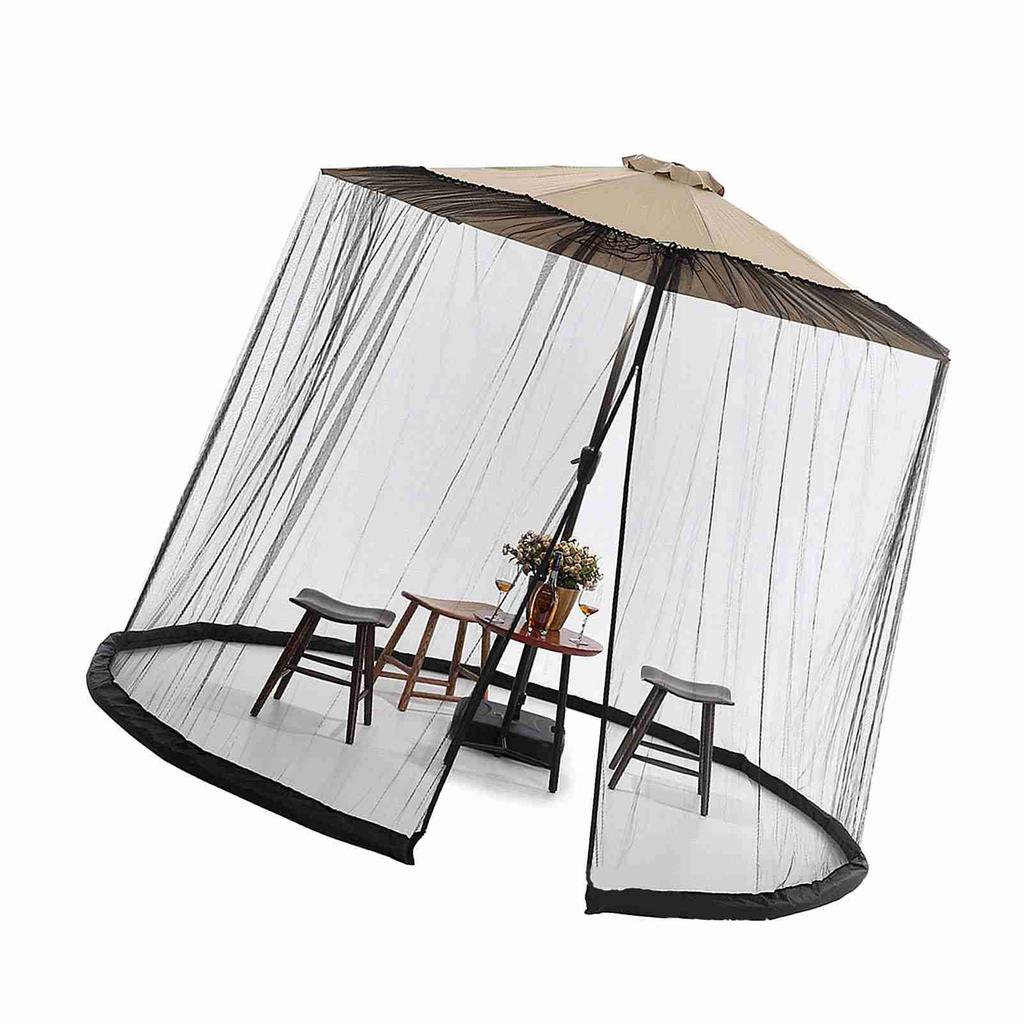Outdoor Patio Umbrella Screen Mosquito Netting for Patio Porch   Water Pipe Mosquito Net for 7 11ft Umbrellas Patio