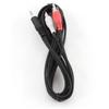 Cablexpert audio cable | Male | RCA x 2 | 3.5 mm stereo minijack | Length 2.5 m. Manufacturer's warranty: 24 months.