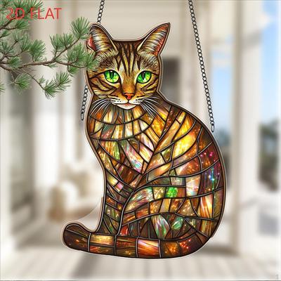 2D Acrylic Hanging Window Decor Colorful for Porch Outdoor Bedroom Gift Grandma