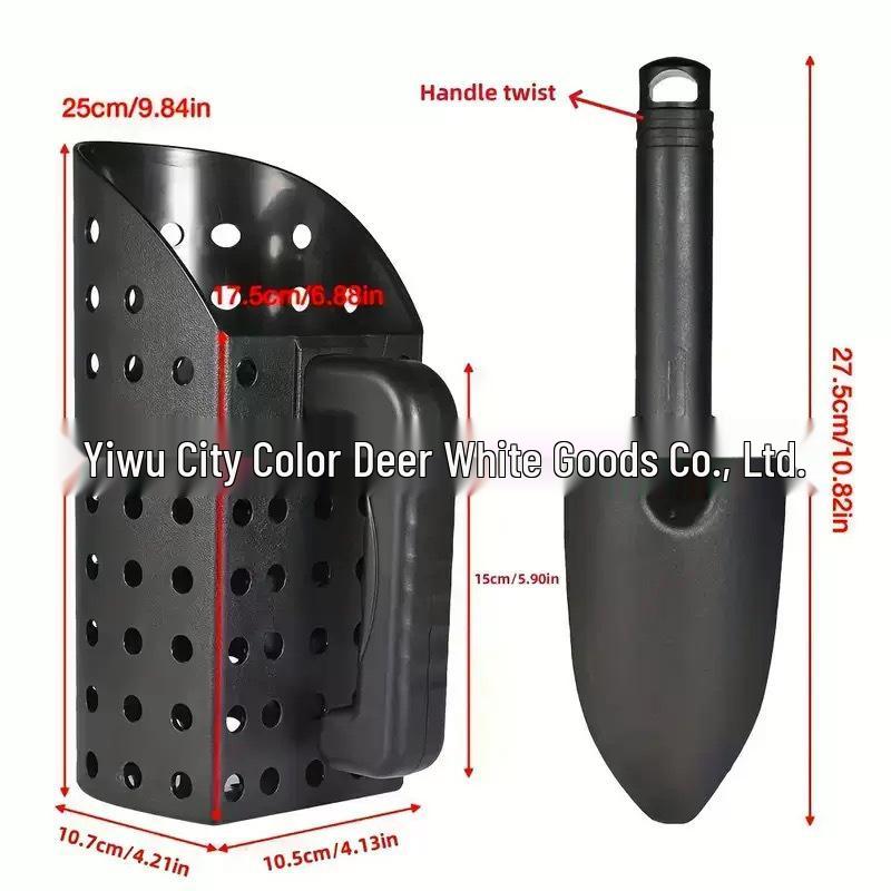 Hourglass Sand Scoop & Shovel 2-Piece Set for Metal Detecting & Treasure Hunting