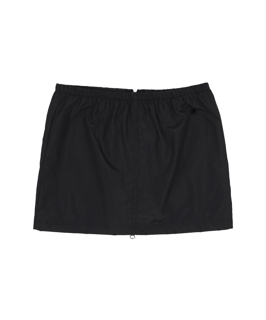 HIGH SCHOOL DISCO Zipper Cargo Pocket Low-Rise Skirt Black