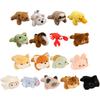 Cute Plushie Decoration Multi-Purpose Soft Plush Animal Magnetic Figurine for Dashboard Side Mirror Refrigerator Locker