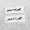 Car W12 Logo Trunk Fender Body Badge Emblem Decals Sticker For Bentley Continental GT Flying Spur Bentayga Mulsanne PartsQ6 FRCH5
