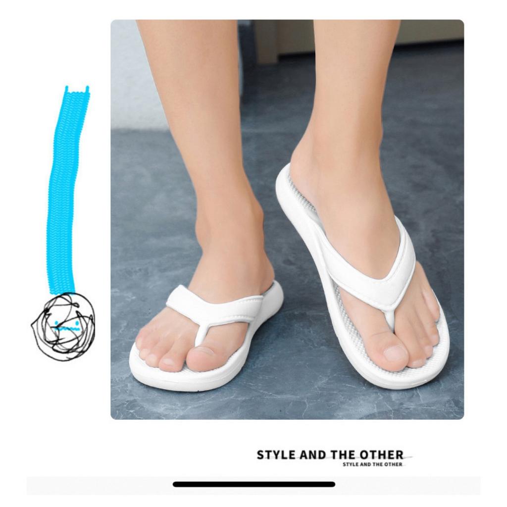 Men's Flip Flops, Summer New Casual Clip on Slippers, Men's and Women's Sandals, Slip Resistant Beach Sandals for Outdoor Wear