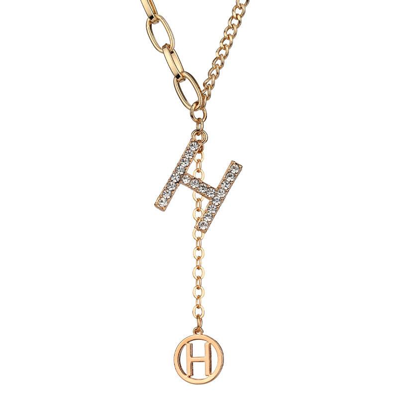 Fashionable And Elegant Letter H Tassel Necklace Ideal For Gifts On Occasions Special