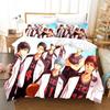 Luxury New 3D Print Anime Kids Kuroko's Basketball Bedding Set Luxury Duvet Cover Set Home Textile Queen King Single Size