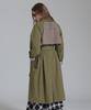 AVIREX COLOR SCHEME TRENCH COAT Women's M 310 Olive 783-5154601