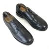 Netherlands VAN LIER Leather Service Shoes Plain Toe 28.0/M Black Business(USED)