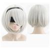 2B Neil cosplay costume, Neil Mechanical Era anime party full set role-playing performance dress set, black dress full set fancy party Halloween