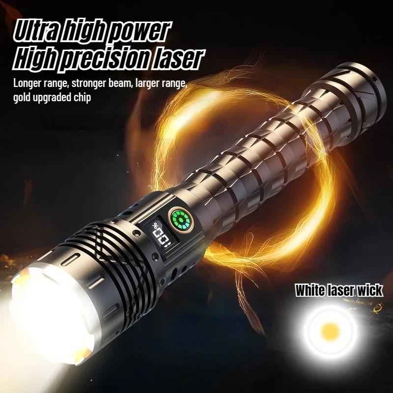 3800LM Hochleistungs-LED-Taschenlampen Taschenlampe Outdoor Ultrahelle Fackel LED-Laterne Langlebige und ultrahelle Beleuchtungstaschenlampe