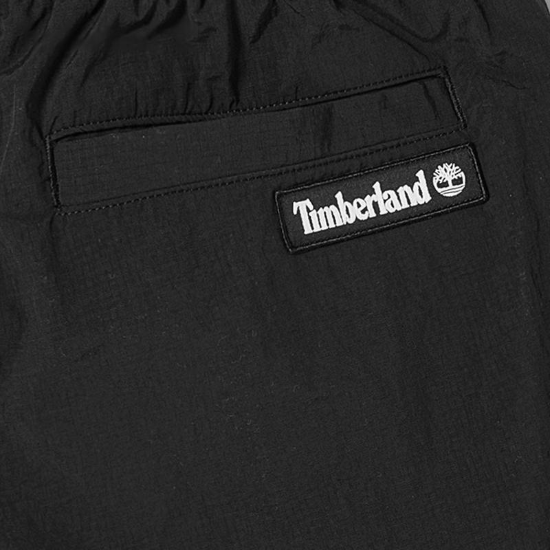Timberland Outdoor Solid Color Logo Casual Shorts Unisex shorts Black A5ZZN-001