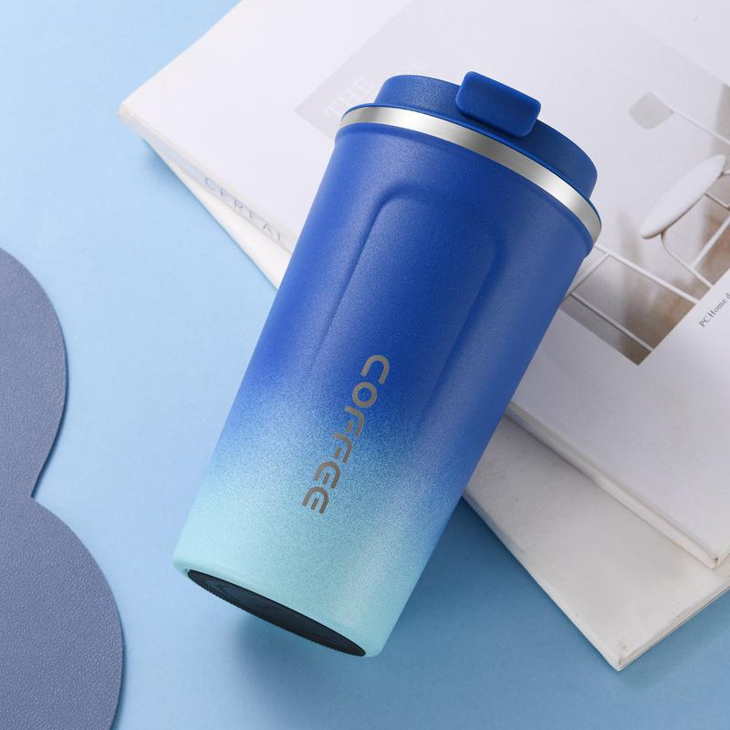 The Second Generation Coffee Cup Pro304 Stainless Steel Vacuum Two-Color Spray Thermos Cup Car Accompanying Cup