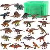 Xd168-1K Dinosaurier Ornament Aufbewahrungsbox Set Simulation Statischer Dinosaurier Bulk Spielzeug Dinosaurier Ornament Aufbewahrungsbox