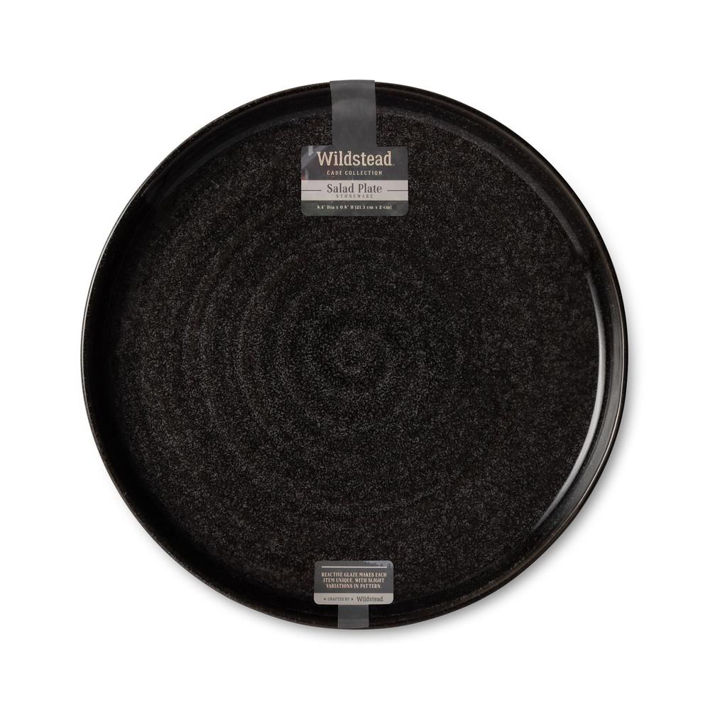 Ceramic Salad Plate Round Rustic Dinnerware Microwave Dishwasher Safe Perfect Serving Appetizers Side Dishes and Salads