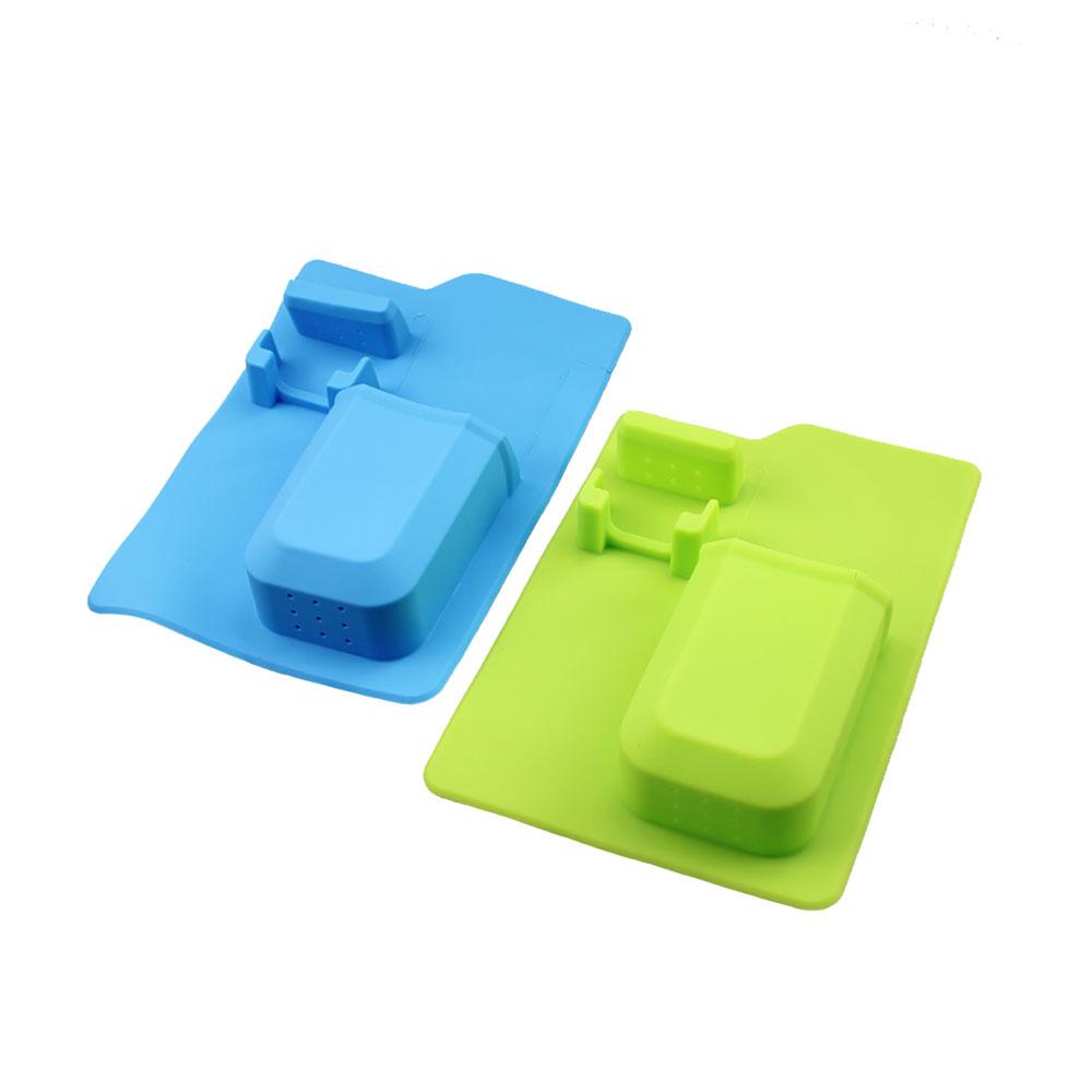 Portaspazzolini in silicone world Integrato Porta spazzolino in silicone Rack portaoggetti per dentifricio Rasoio Erogatore spazzolino da denti Organizzazione bagno