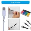 Color Coded Heat Shrink Tubing Collection for Professional Electrical Repairs and Insulation With Portable Storage Case