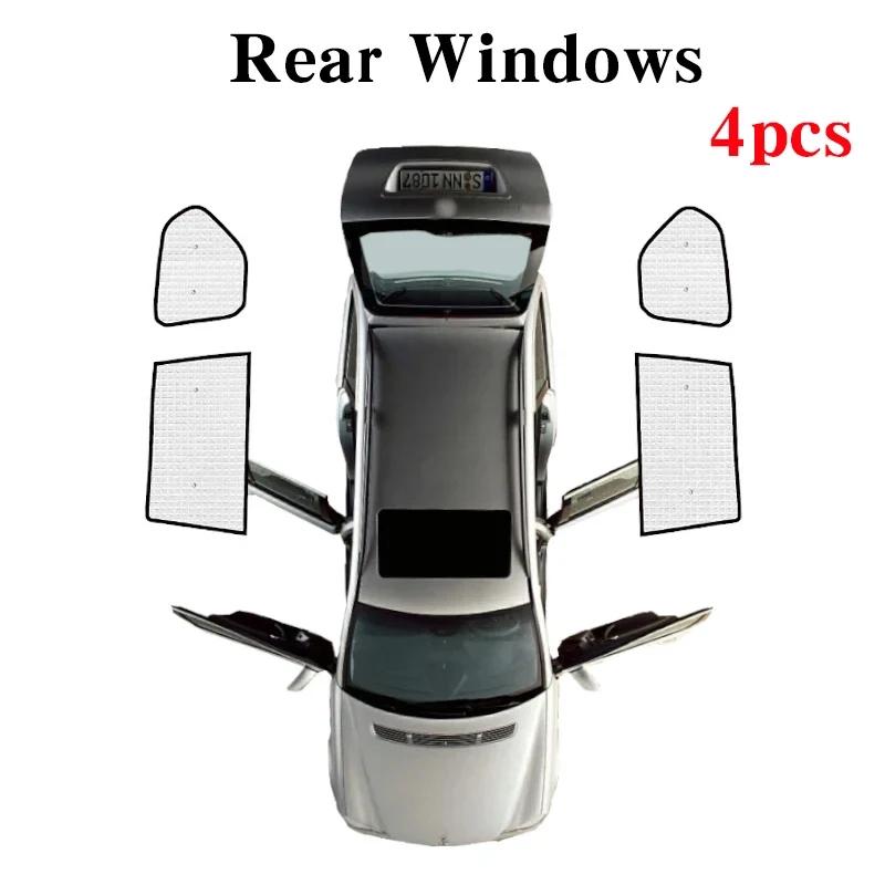 Full Car Sun Shade Parasol Coverage for Ford F-150 2015– Mat Visor Side Window Sunshade Cover Anti UV Pad Accessories.