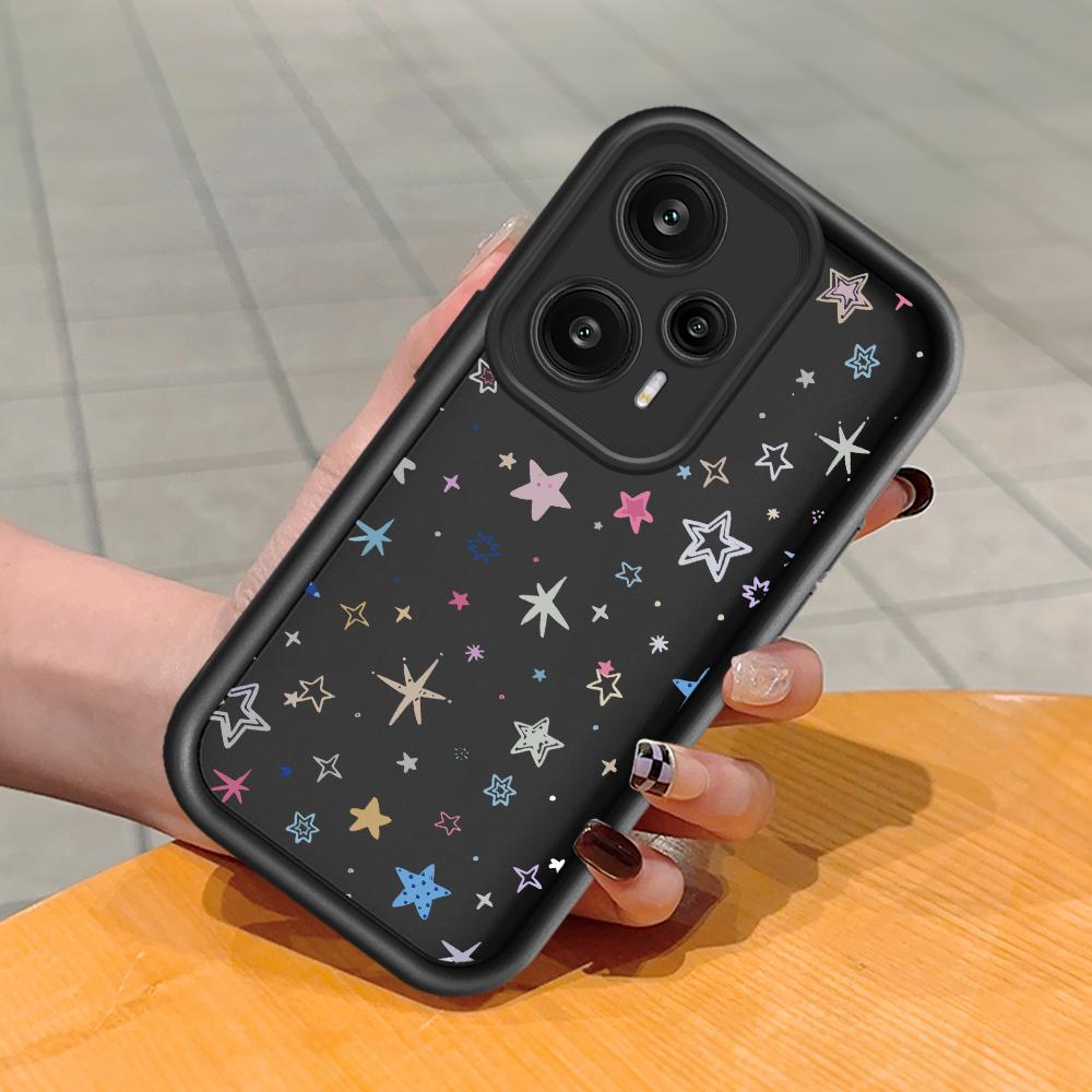 Myk silikon firkantet stige utskriftsmønster Telefondeksel Helt deksel Kamera Støtsikker beskyttelse Gummideksel for Xiaomi Redmi