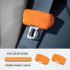 2pcs Car Seatbelt Buckle Cover For ZEEKR 001 007 X 2025 2025 2025 Suede Seat Belt Buckle Protective Cover Interior Accessories