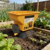 Benutzerfreundliches manuelles Rasenstreugerät Werkzeug Einstellbar für präzise Ausbringung von Kompost Kalk und Saatgut in Gartenprojekten