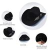 Handmade Feathers Cowboy Hat For Men's Vintage Curved Brim Gentleman Fedora Jazz Cap Sombrero Hombre