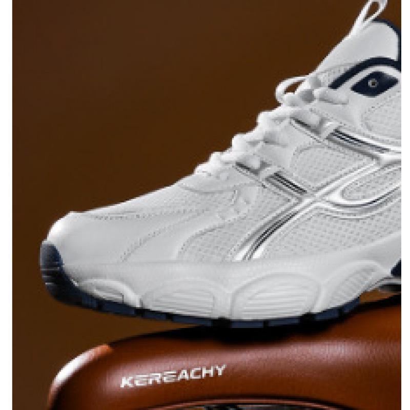 

Унисекс кроссовки на толстой подошве из дышащей сетки для бега на весну/лето 2025 42 белый