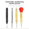 Woodworking Marker Automatic Steel Body High Hardness Metal Drill Bits Center Punch Spring Loaded