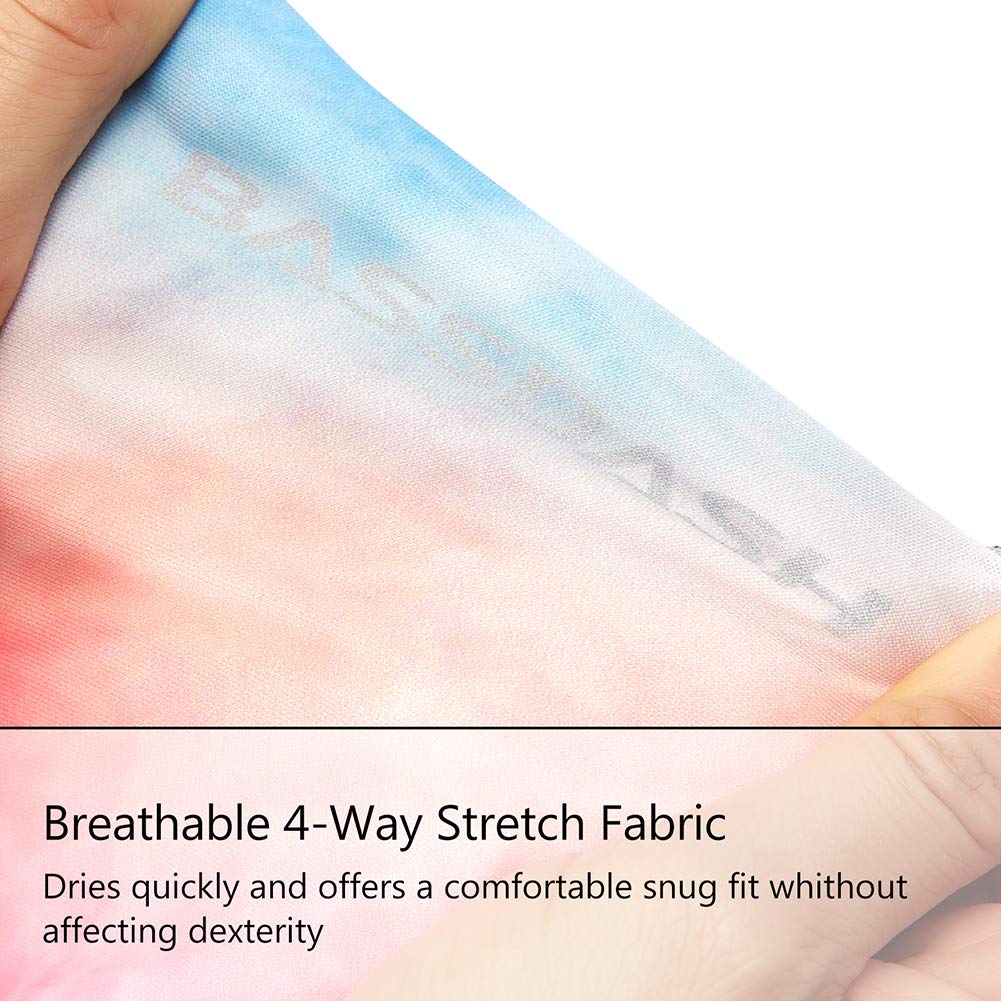 Bassdash Fishing UPF UV Sun Quick Finger Women's Gloves, 50+ Protection, Protection, Drying, 3/4