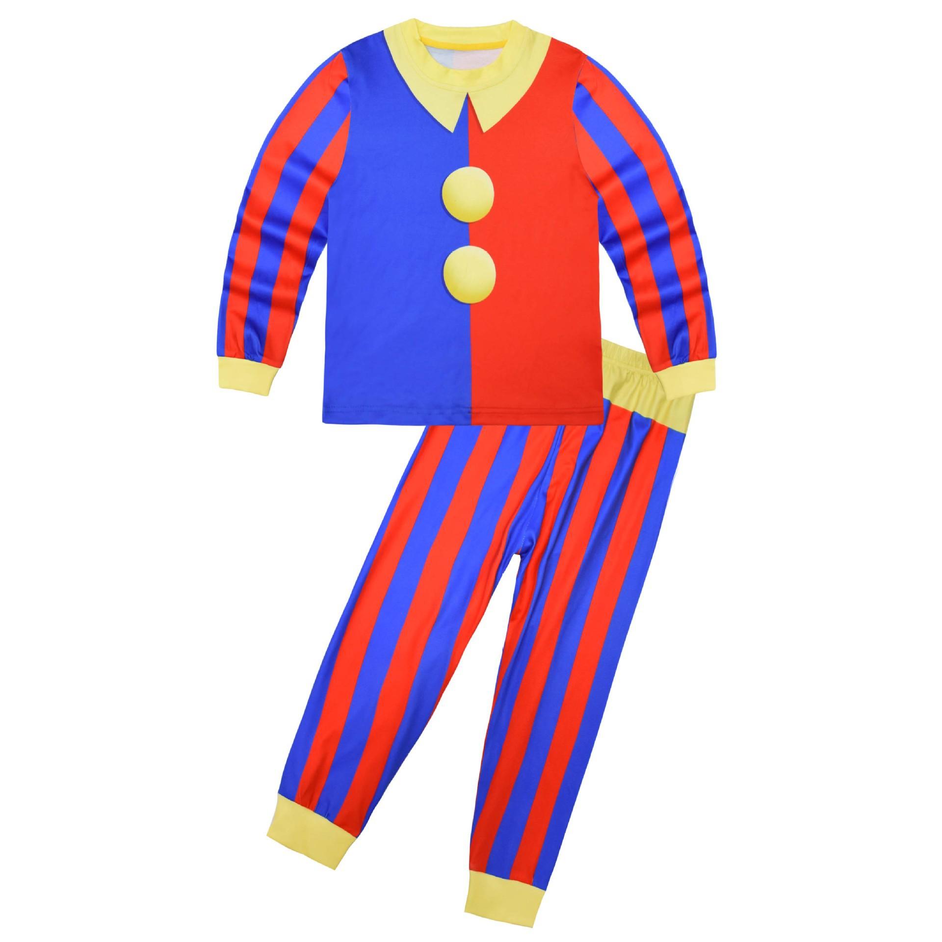 

Long-Sleeved Set, Cartoon Digital Printing, Middle-Aged And Older Children S Loungewear Long-Sleeved + Trousers Set 8029 110