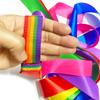 6Pcs Rainbow Dance Ribbons Handheld Rhythm Streamers Gymnastics Dance Decorations For Parties And Training Enduring