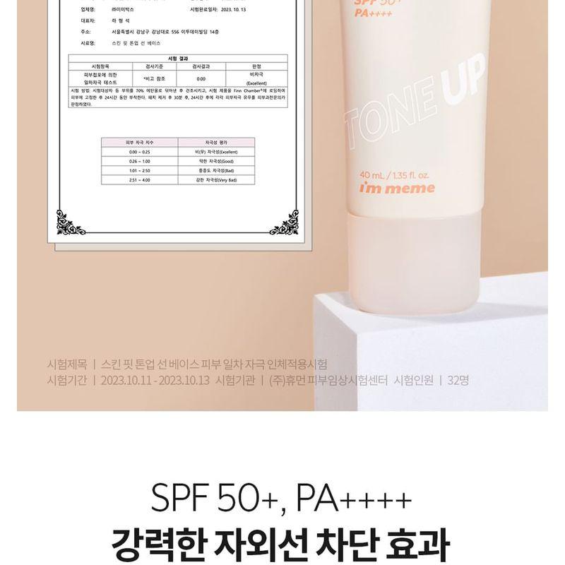 I'M MEME Hautschmeichelnde Ton-Up Sonnenbasis