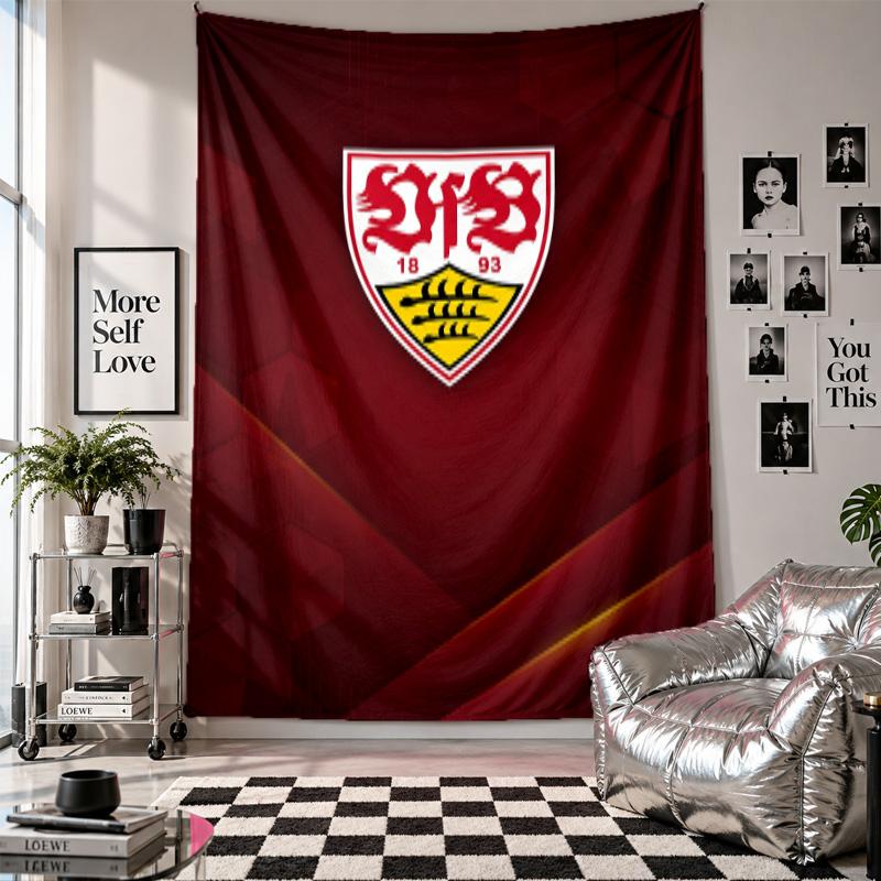VfB Stuttgart Wall Tapestry Home Decor Wall Hanging Cloth for Bedroom Living Room Background