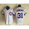 Vintage Chicago Cubs Baseball Jersey Unisex Embroidered Sport Shirt Cotton Blend Fans Casual Wear